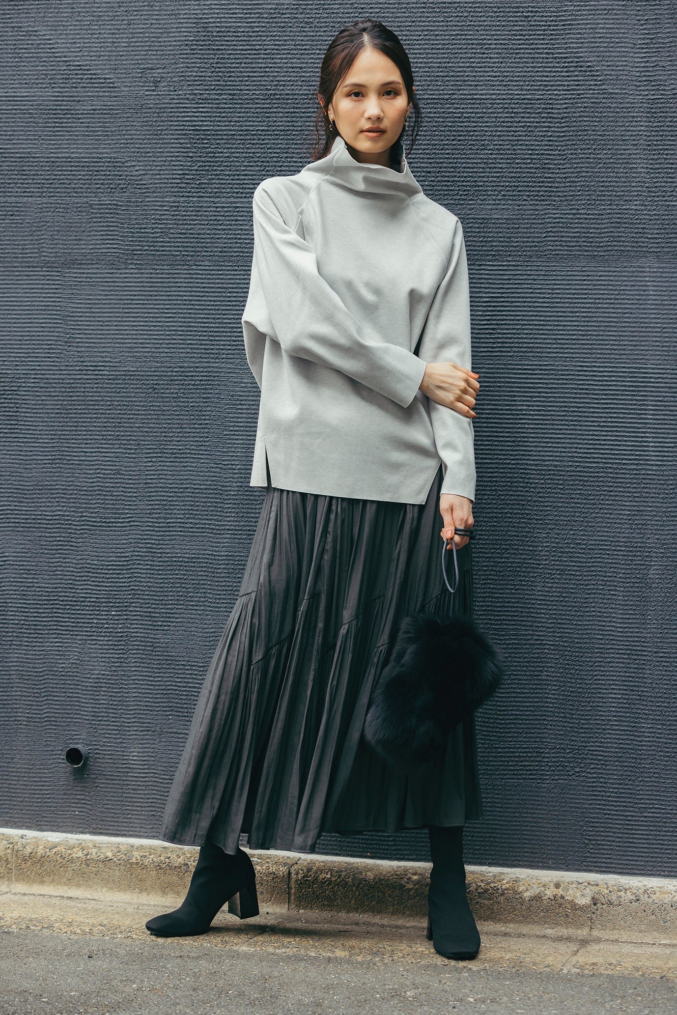 イレギュラーティアードスカート NS-142 – ATELIER N'S