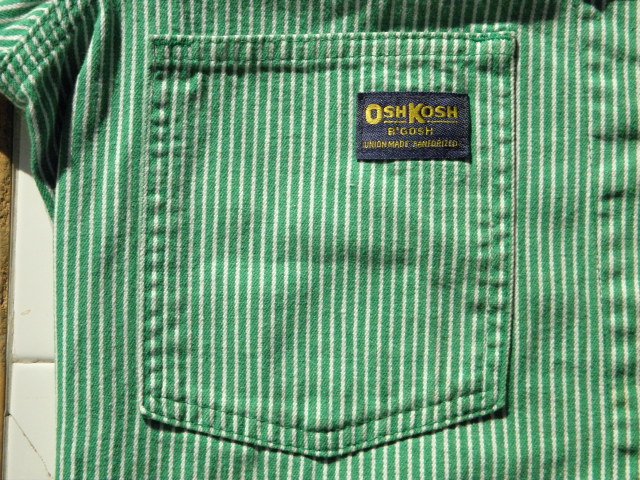 1960年代 オシコシ ヒッコリーストライプ カバーオールジャケット