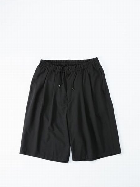 COOTIE / T/W 2 Tuck Easy Shorts -Black- | 80-HACHIMARU-