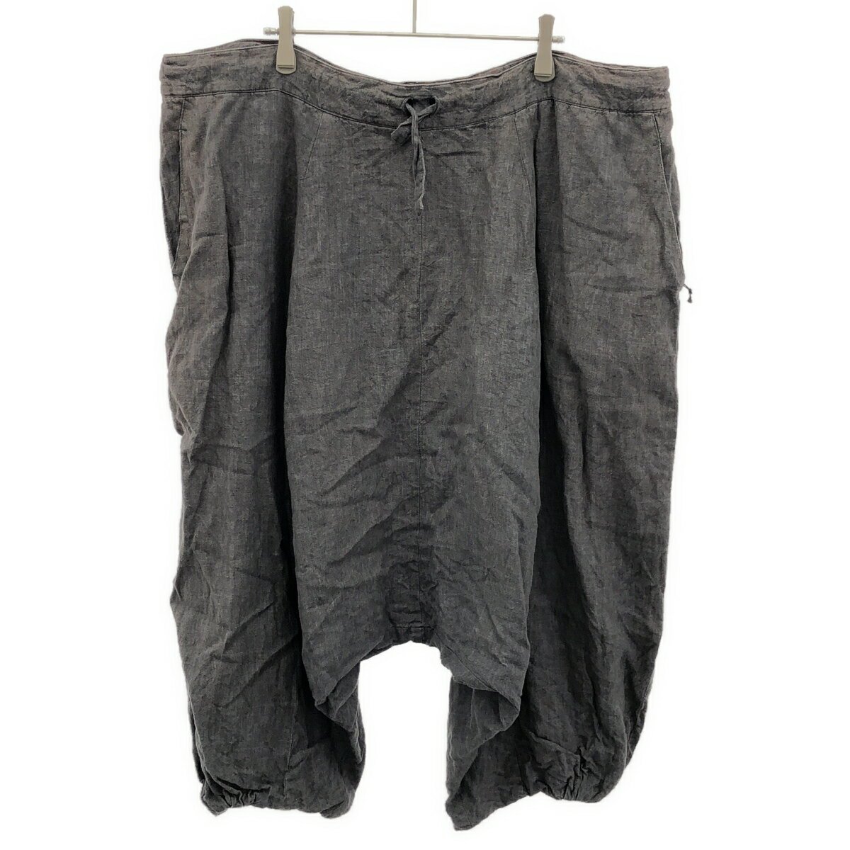 COMME des GARCONS ウールサルエルパンツ グレー Lサイズ COMME des