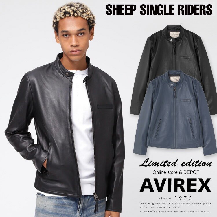 楽天市場】avirex 革ジャンの通販