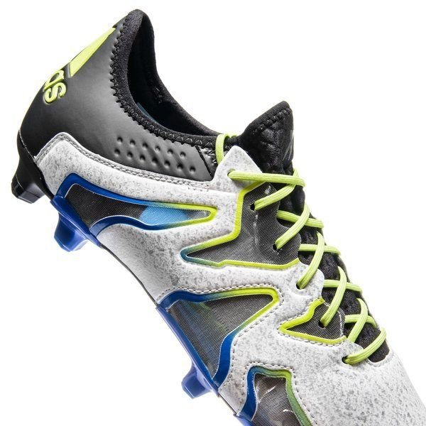 adidas X 15+ SL Skeleton FG/AG White/Core Black/Shock Blue