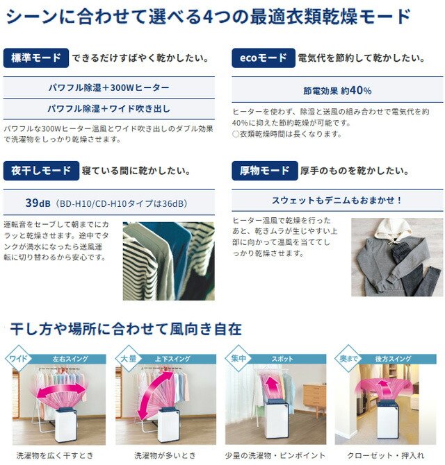 楽天市場】【在庫あり！】[BD-H1825-AG] 衣類乾燥除湿機Hシリーズ