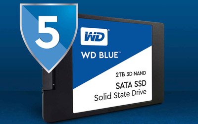 WDS500G2B0A | WesternDigital WD Blue SATA6接続 2.5型SSD 500GB