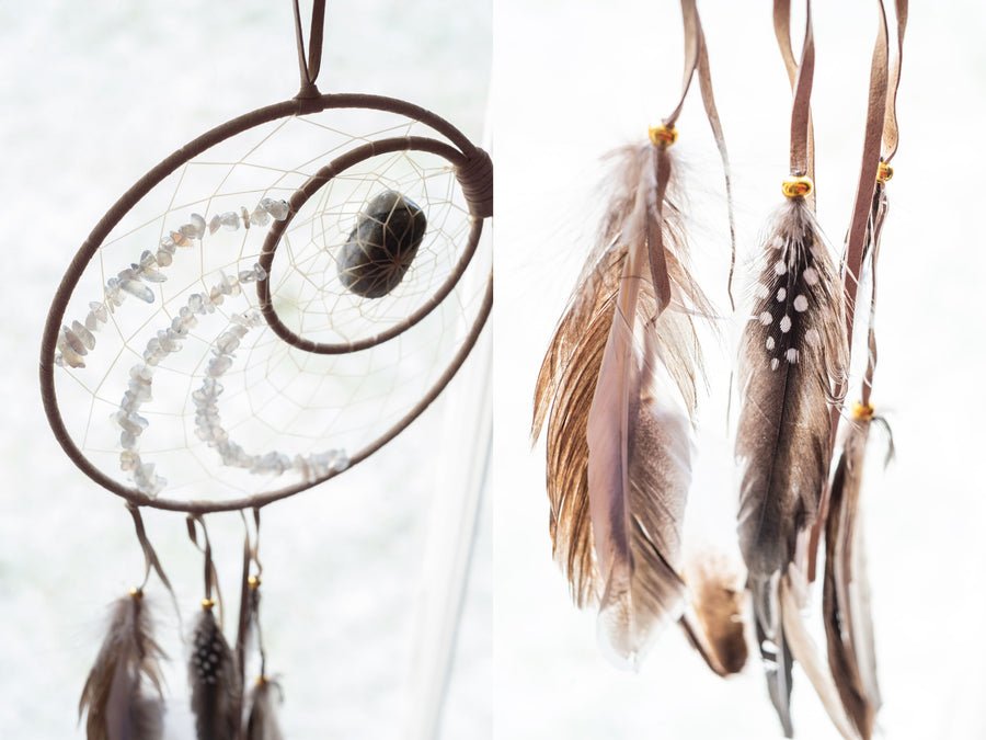 Dream Catcher with Semi-Precious Stones Monague Native Crafts