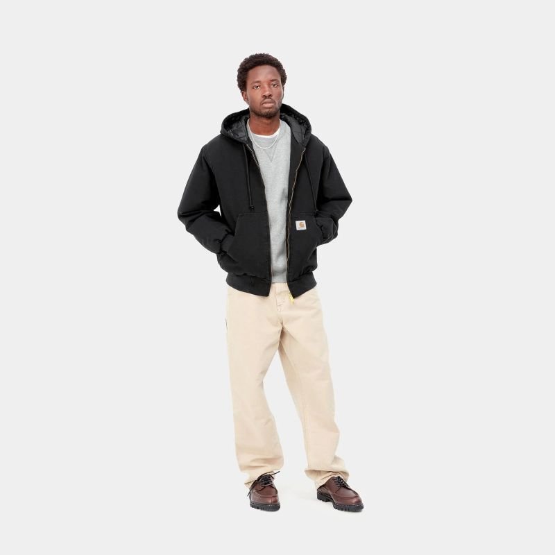 CARHARTT WIP OG ACTIVE JACKET (Black (aged canvas)) I027360-23AW