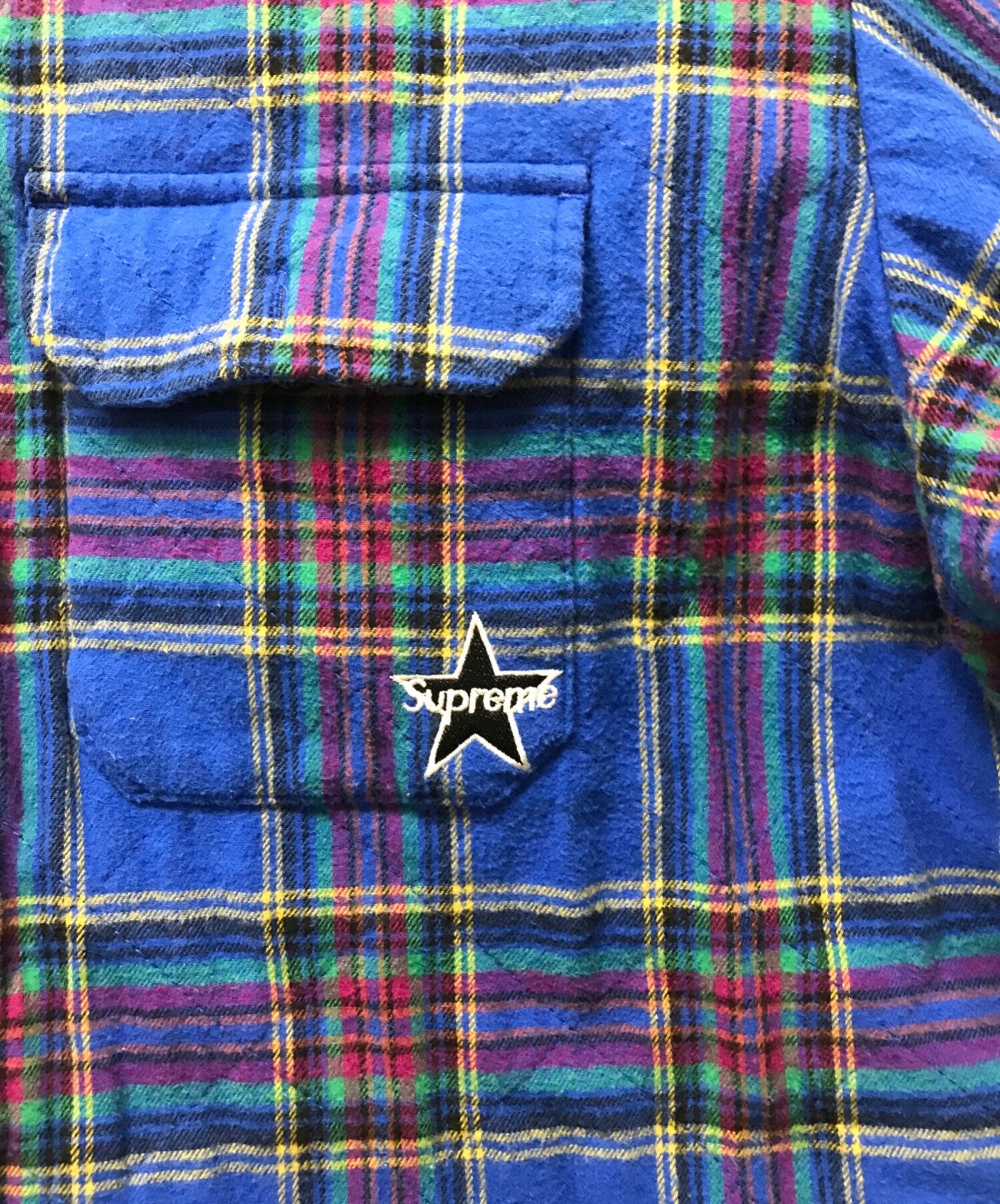中古・古着通販】Supreme (シュプリーム) 21FW Quilted Plaid Flannel