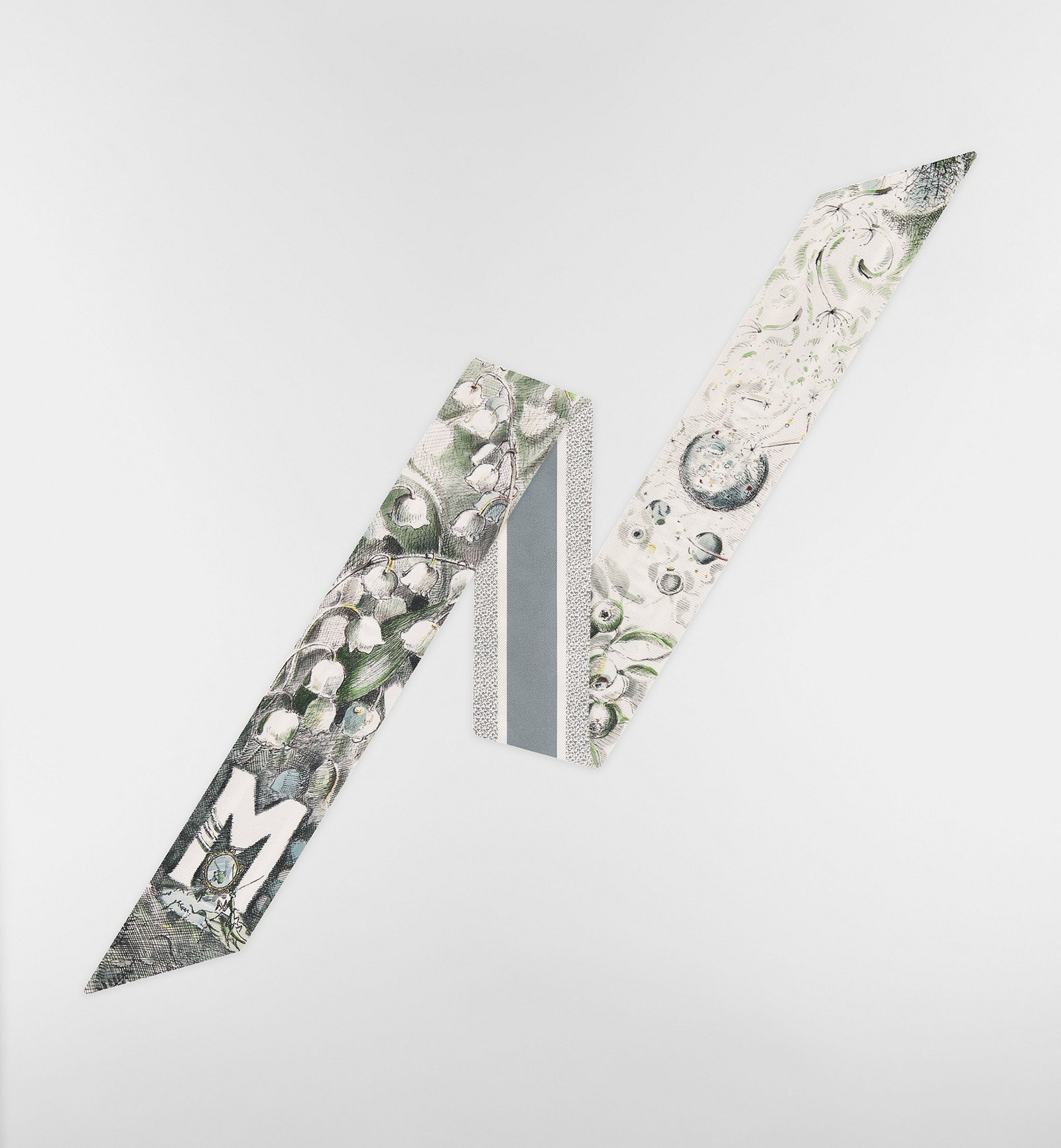 DIOR | ABCDior ミッツァ スカーフ M Muguet - Merveille シルクツイル