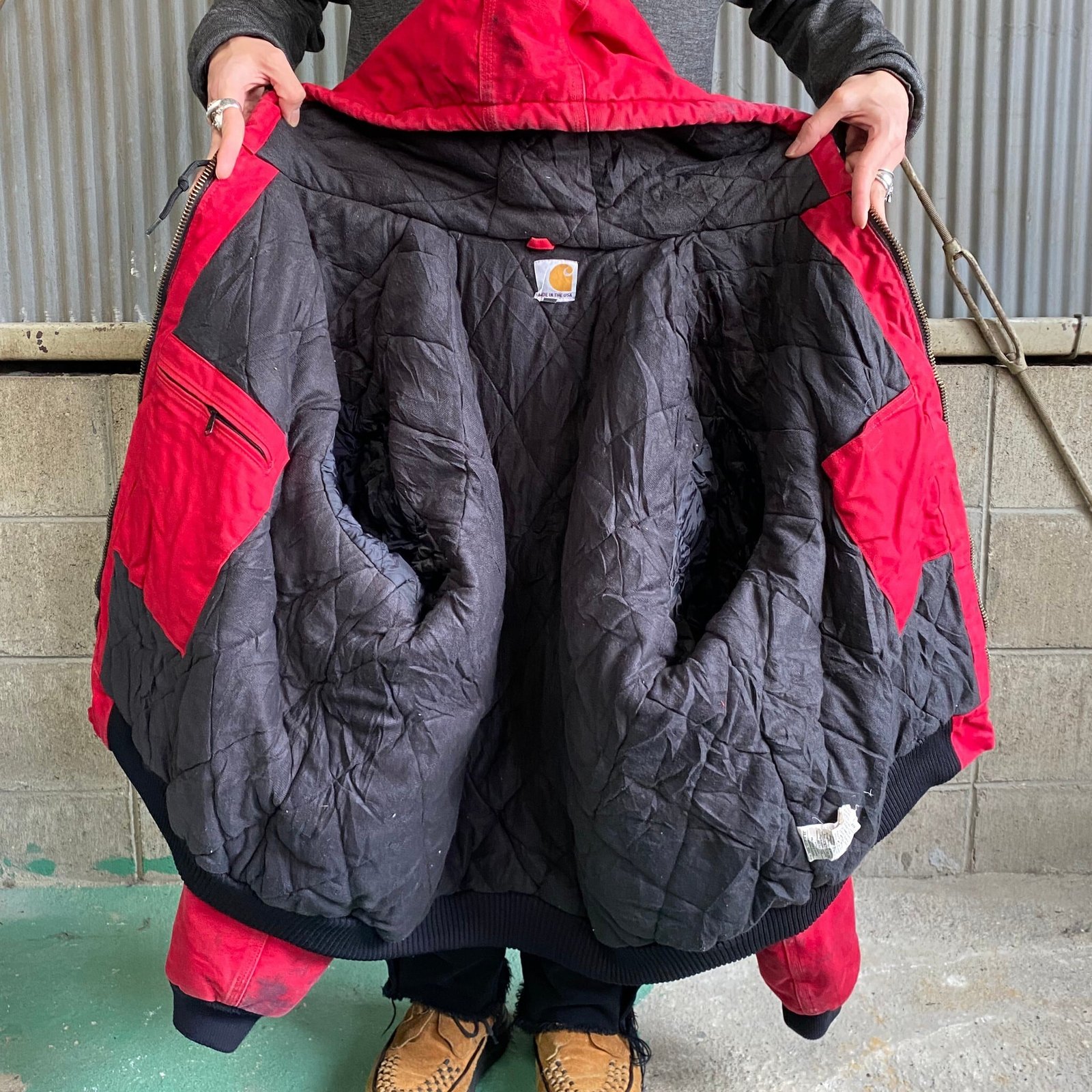ビッグサイズ USA製 Carhartt カーハート アクティブジャケット メンズ