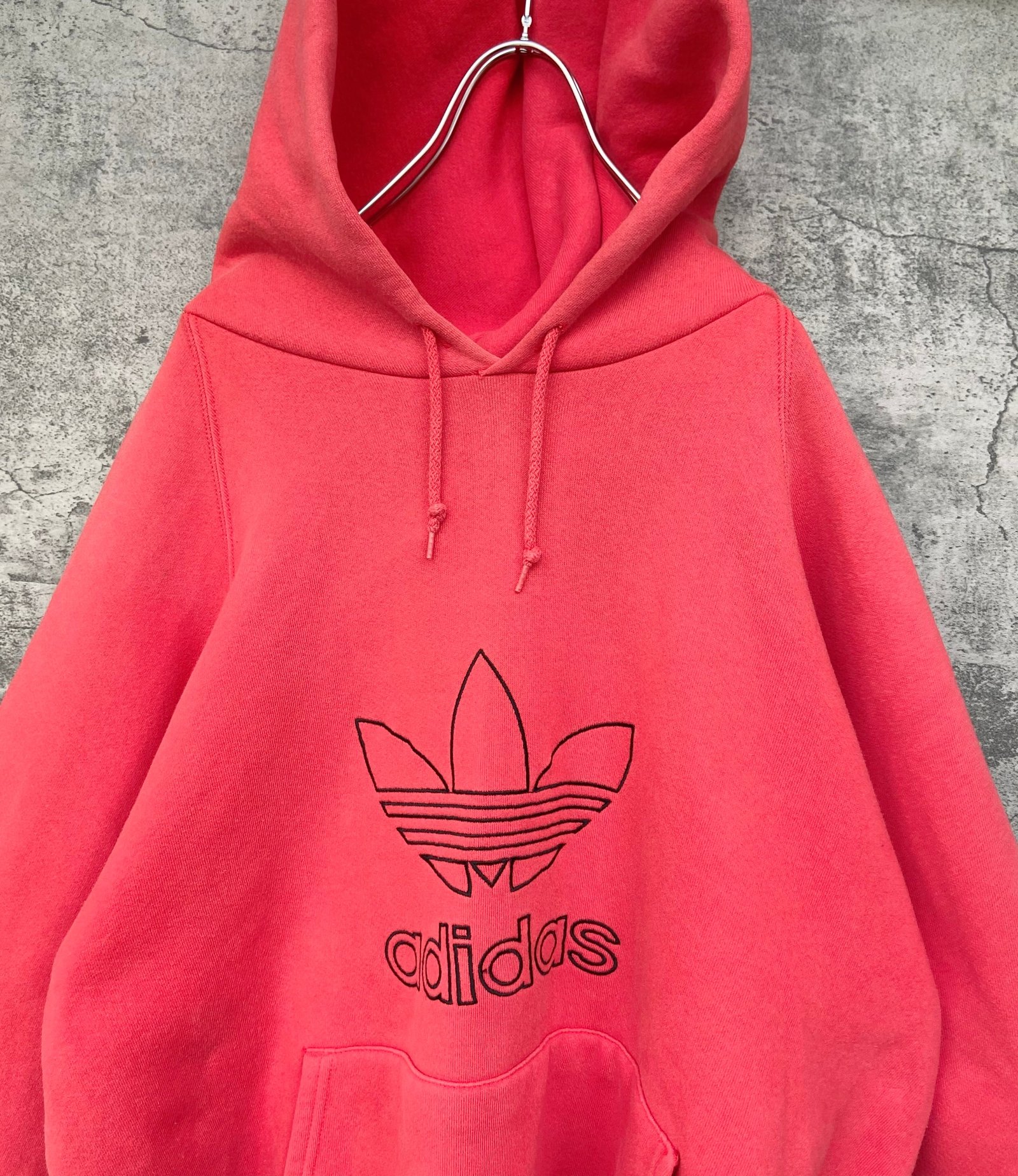 USA製 ビンテージ 90s adidas/アディダス パーカー トレフォイルロゴ