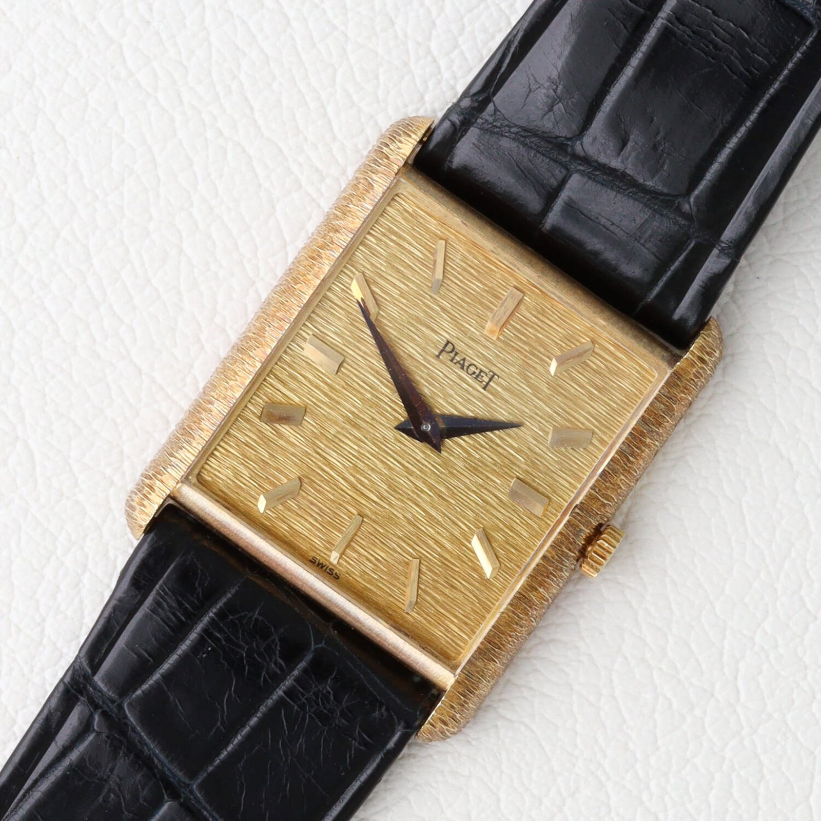 ピアジェ タンク バークダイアル 手巻き 18kYGゴールド piaget | Ante