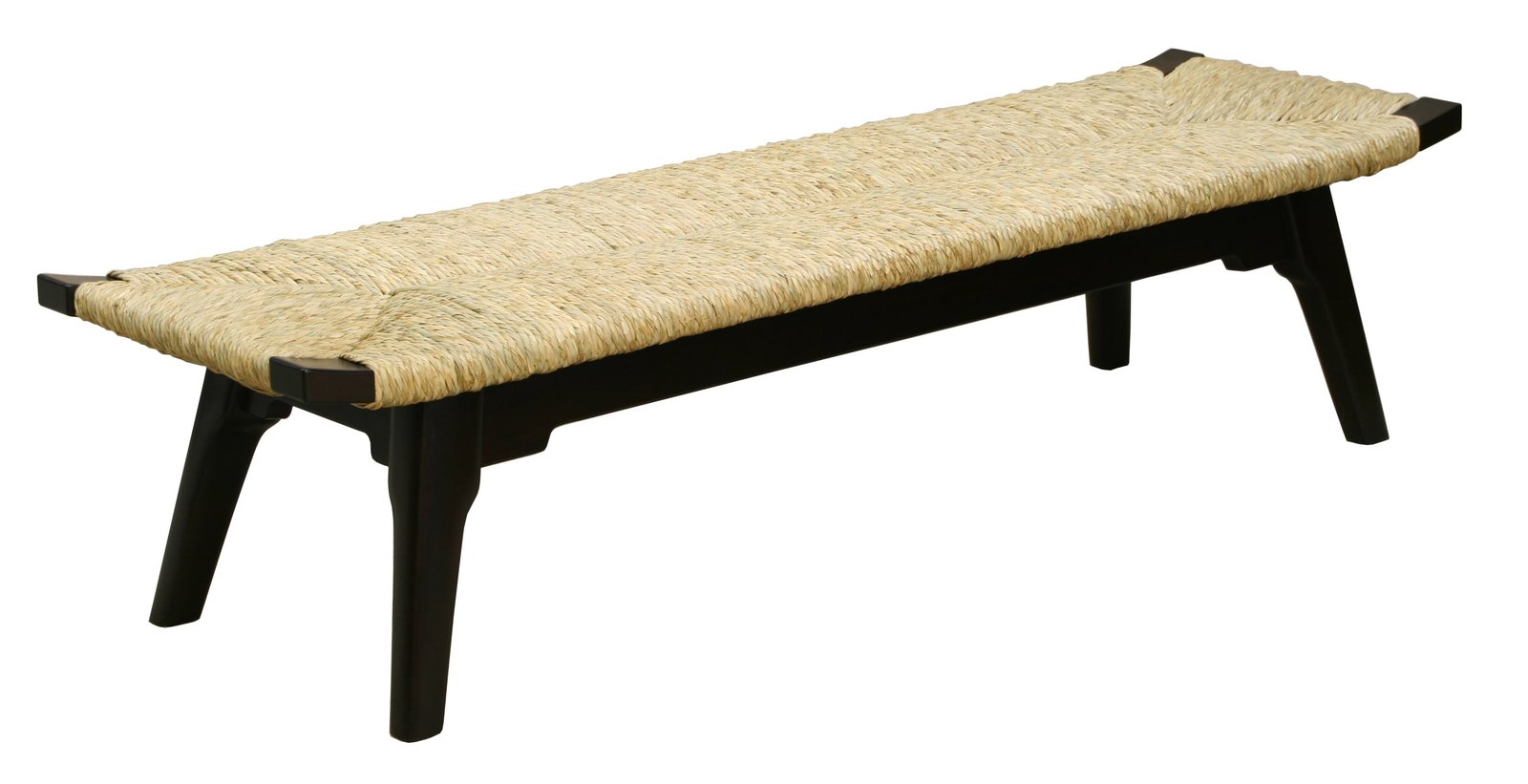 松本民芸家具 #519型長スツール150 Rush-seated bench Yanagi | 暮らし