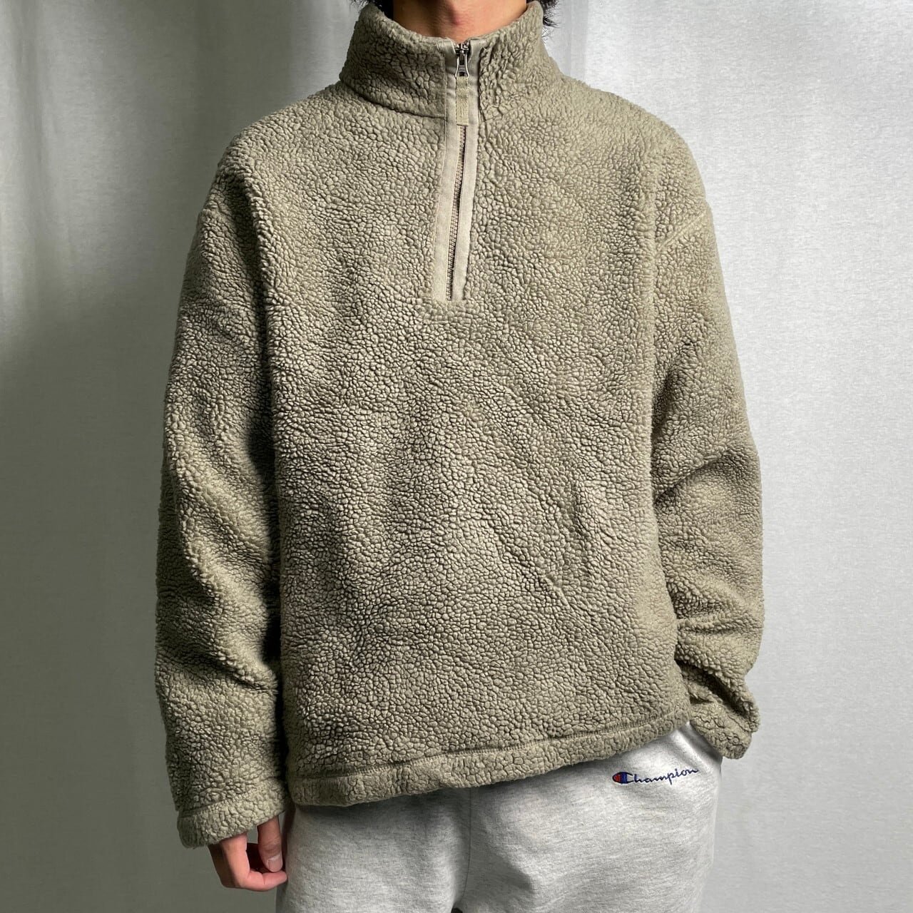 00年代 OLD GAP オールドギャップ ボアフリースプルオーバー ハーフ