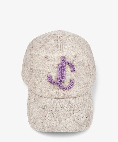 ジミーチュウ ホワイト ピンクロゴ キャップ JIMMY CHOO（ジミーチュウ