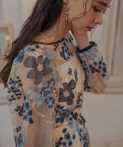 Kastane（カスタネ）の「【オケージョンドレス/結婚式】embroidery