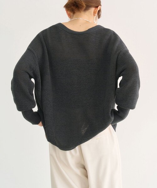 IENA（イエナ）の「テープヤーン 2WAY Vネックカーディガン