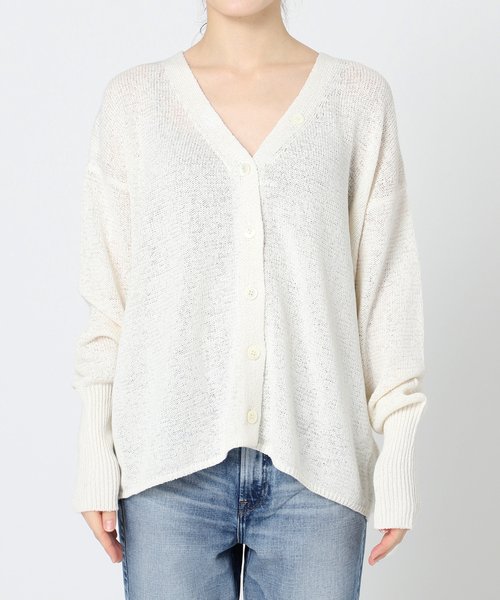 IENA（イエナ）の「テープヤーン 2WAY Vネックカーディガン