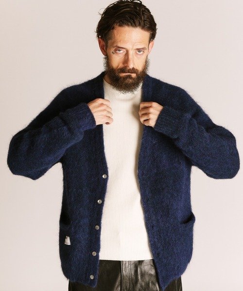 Schott/ショット/MOHAIR KNIT CARDIGAN/モヘアニット カーディガン