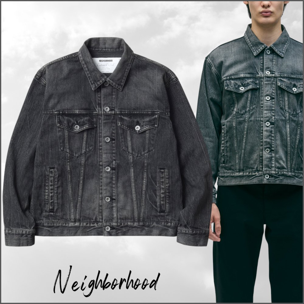 NEIGHBORHOOD】WASHED BLACK DENIM TYPE-4 JACKET (Neighborhood