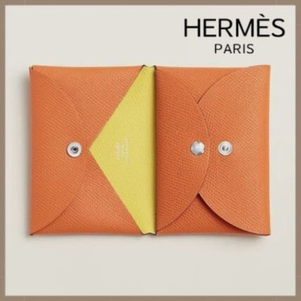 オレンジ系 HERMES(エルメス) カードケース・名刺入れ(レディース