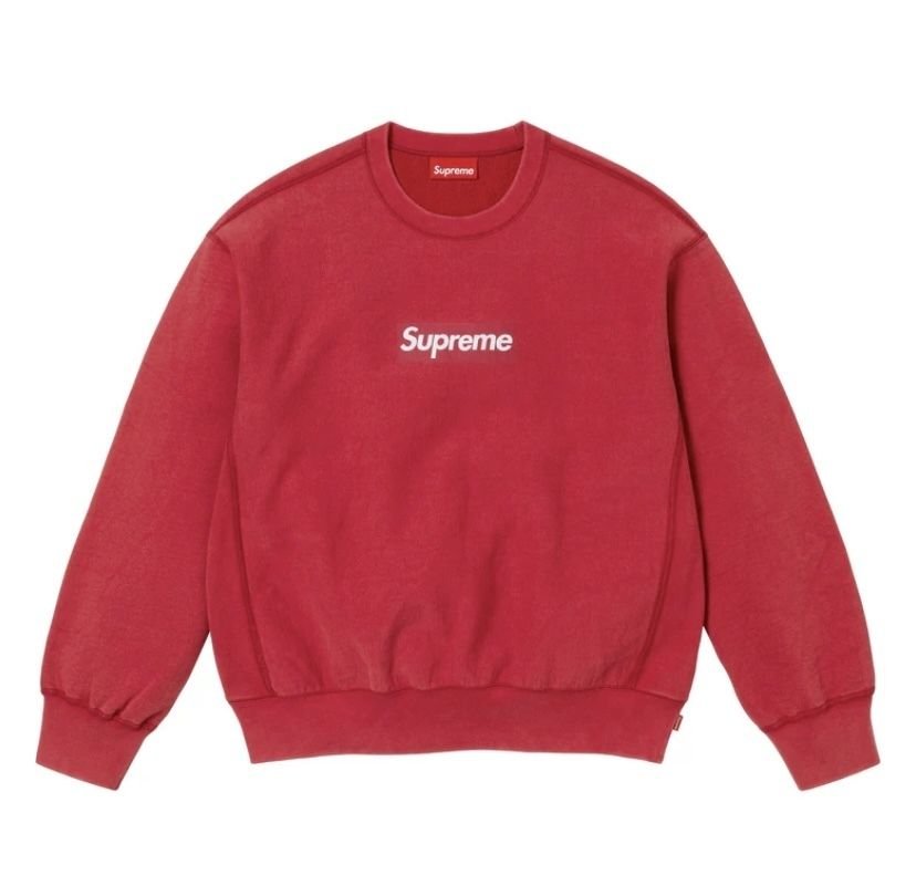 25SS】 Supreme Washed Box Logo Crewneck シュプリーム (Supreme