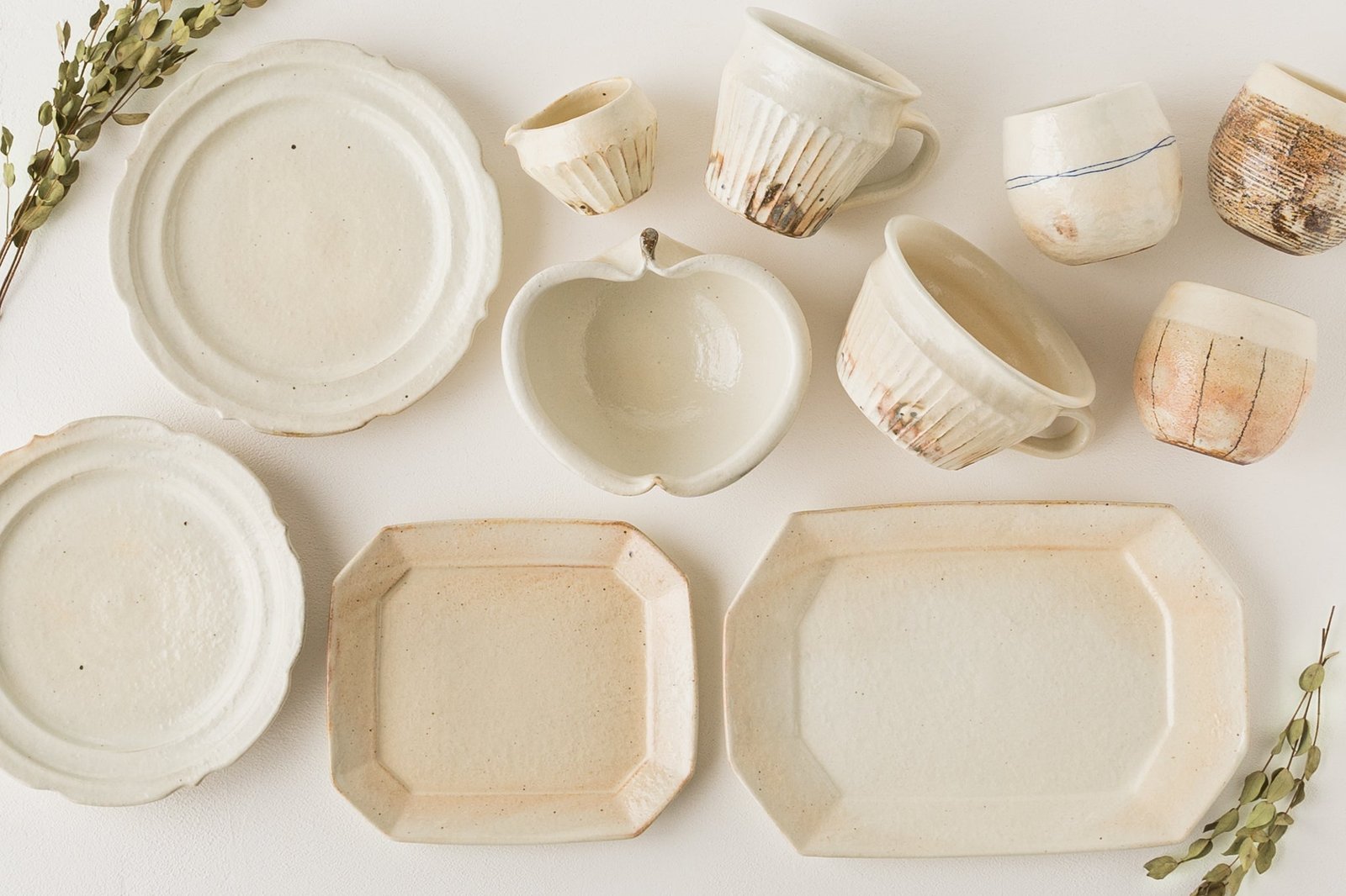 古谷製陶所 古谷浩一 粉引きのうつわ | 和食器のオンラインストア 四季