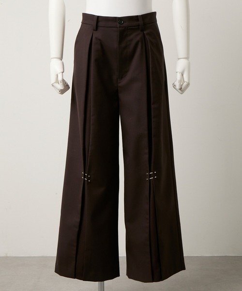 GRANCY | 【GRANCY】Pierced Tuck Slacks / ピアスデザインタック