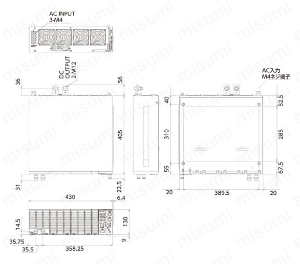 ズーム直流電源 ZX-Sシリーズ | 高砂製作所 | MISUMI(ミスミ)