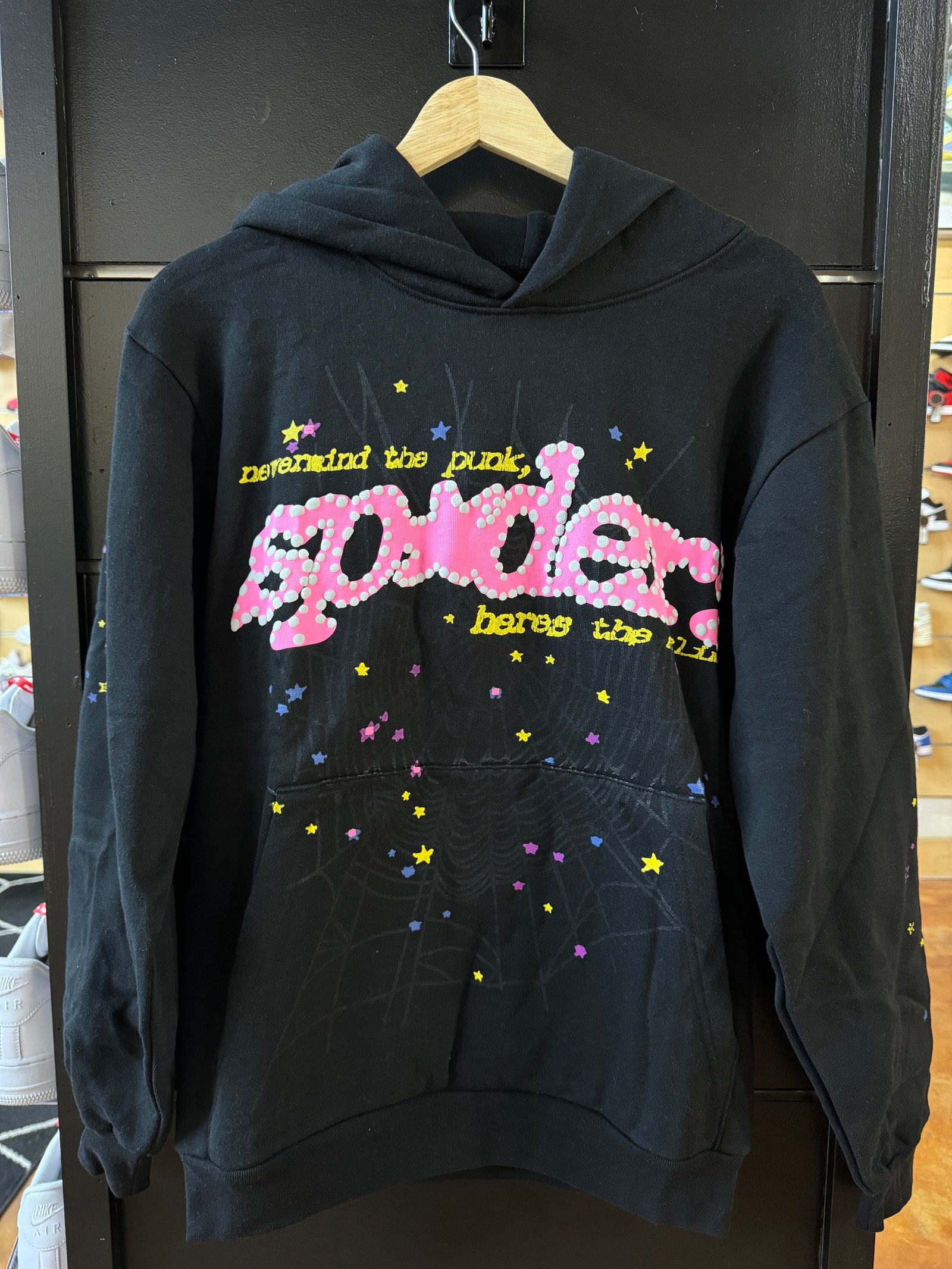 SP5DER HOODIE BLACK – epsneakerscene