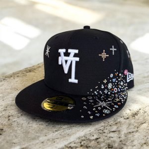 ニューエラ キャップ スワロフスキー LA CAP ロゴ スワロキャップ