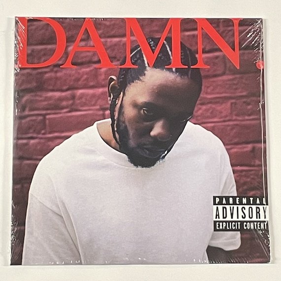 Kendrick Lamar Damn 2LP Vinyl Limited Black 12