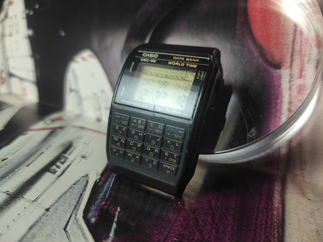 Vintage Casio DBC-62 Data Bank / World Time Digital Watch - Etsy