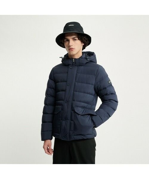 セール】 キルティングインサレーションダウンジャケット フード