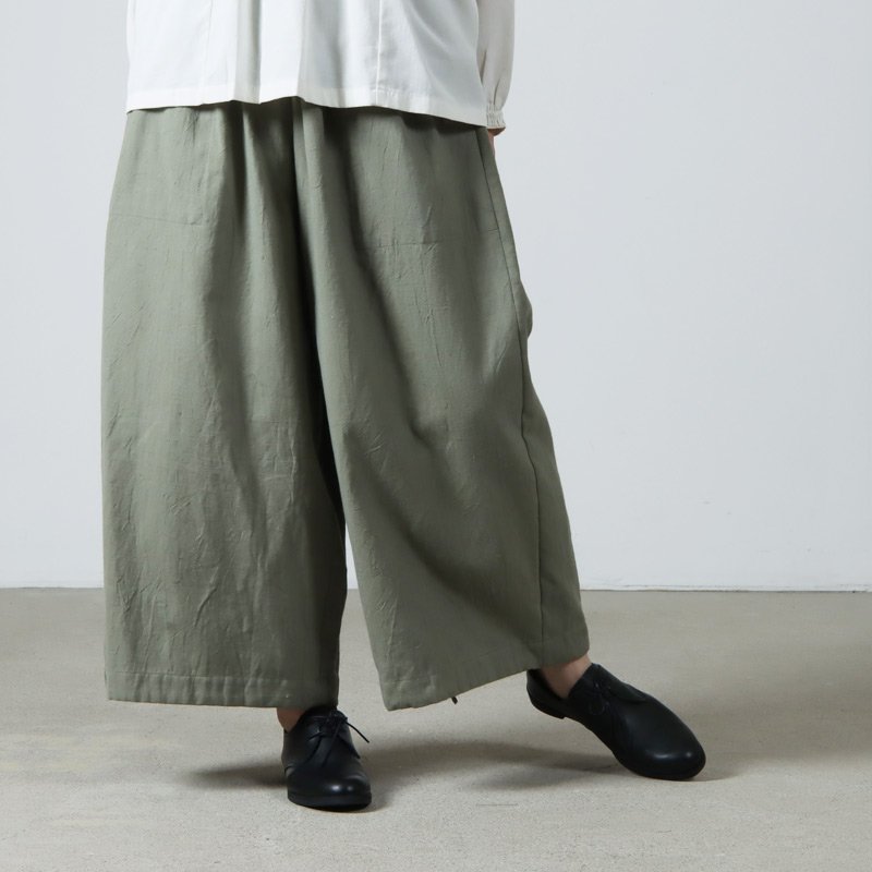 Atelier d'antan (アトリエ ダンタン) Baillie Khadi Cotton Pants