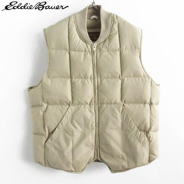 80s-90s 黒タグ Eddie Bauer エディーバウアー ダウンベスト size 42
