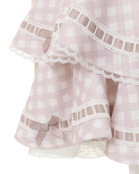 はしごリボンギンガムティアードスカパン ｜ LIZ LISA（リズリサ）公式