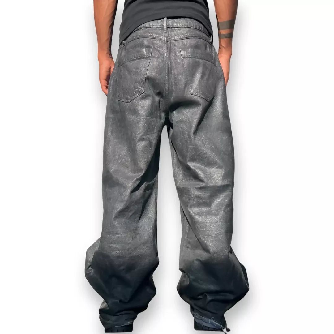 Wide-leg Wax Denim – Lowheads