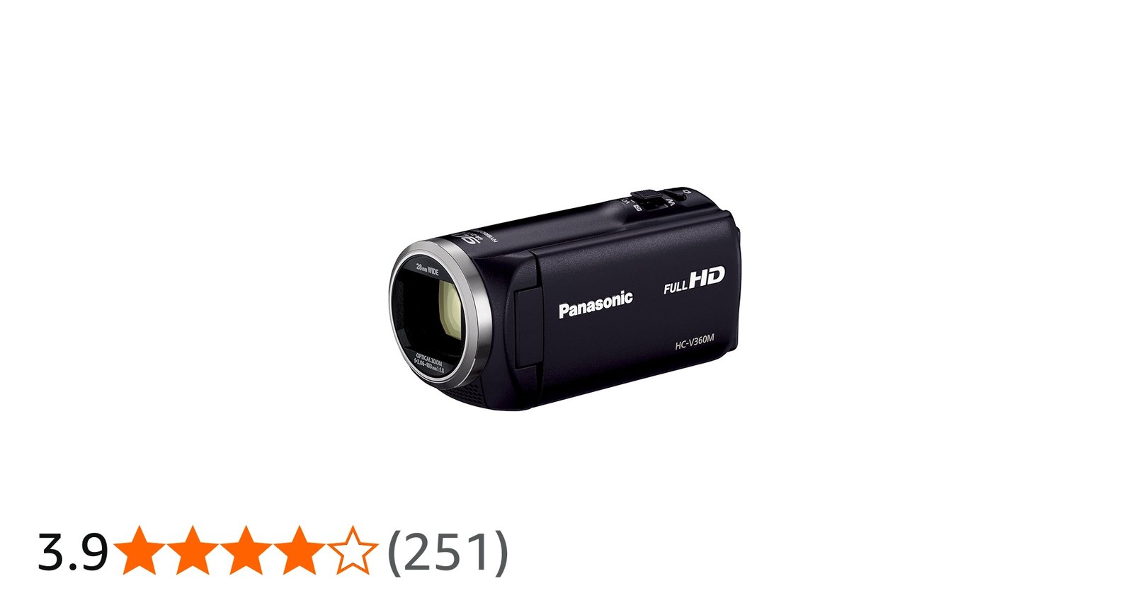 Amazon.co.jp: Panasonic HD Camcorder V360M 16GB High Magnification