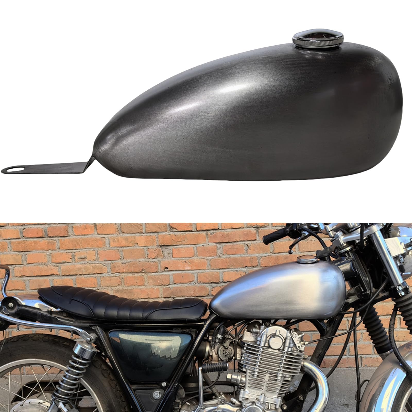 Amazon | 9L シルバー ガソリン ガス 燃料 タンク オイル タンク