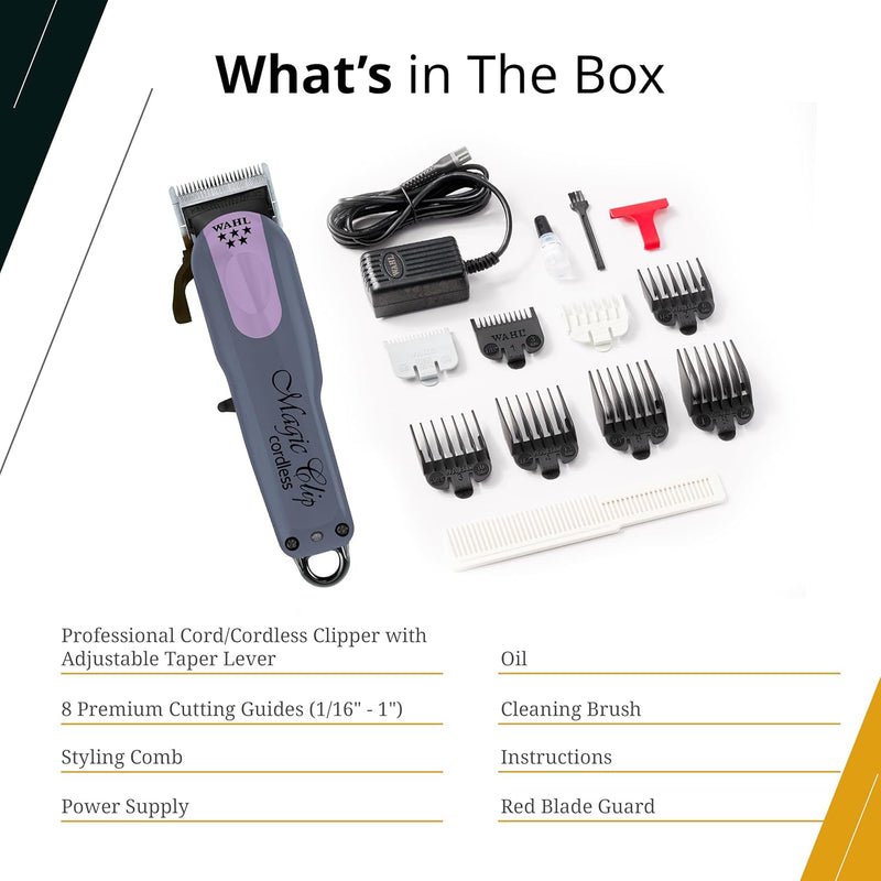 Wahl Professional Limited Edition Lavender Cord/Cordless Magic Clip Cl