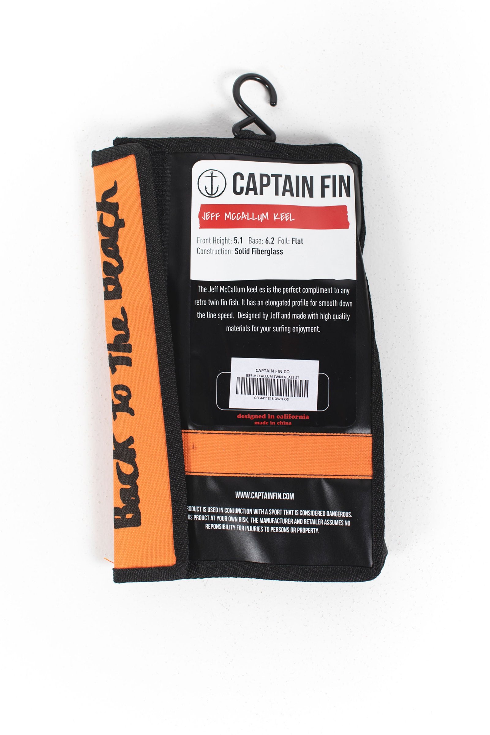 CAPTAIN FIN - Jeff Mccallum - Keel - 2 FINS | Shop at PUKAS SURF SHOP