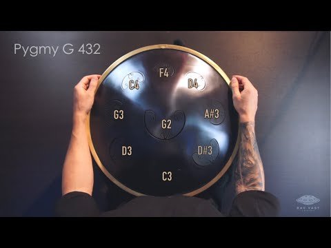 RAV Vast® G Pygmy 432 Hz Full-Size Steel Tongue Drum for
