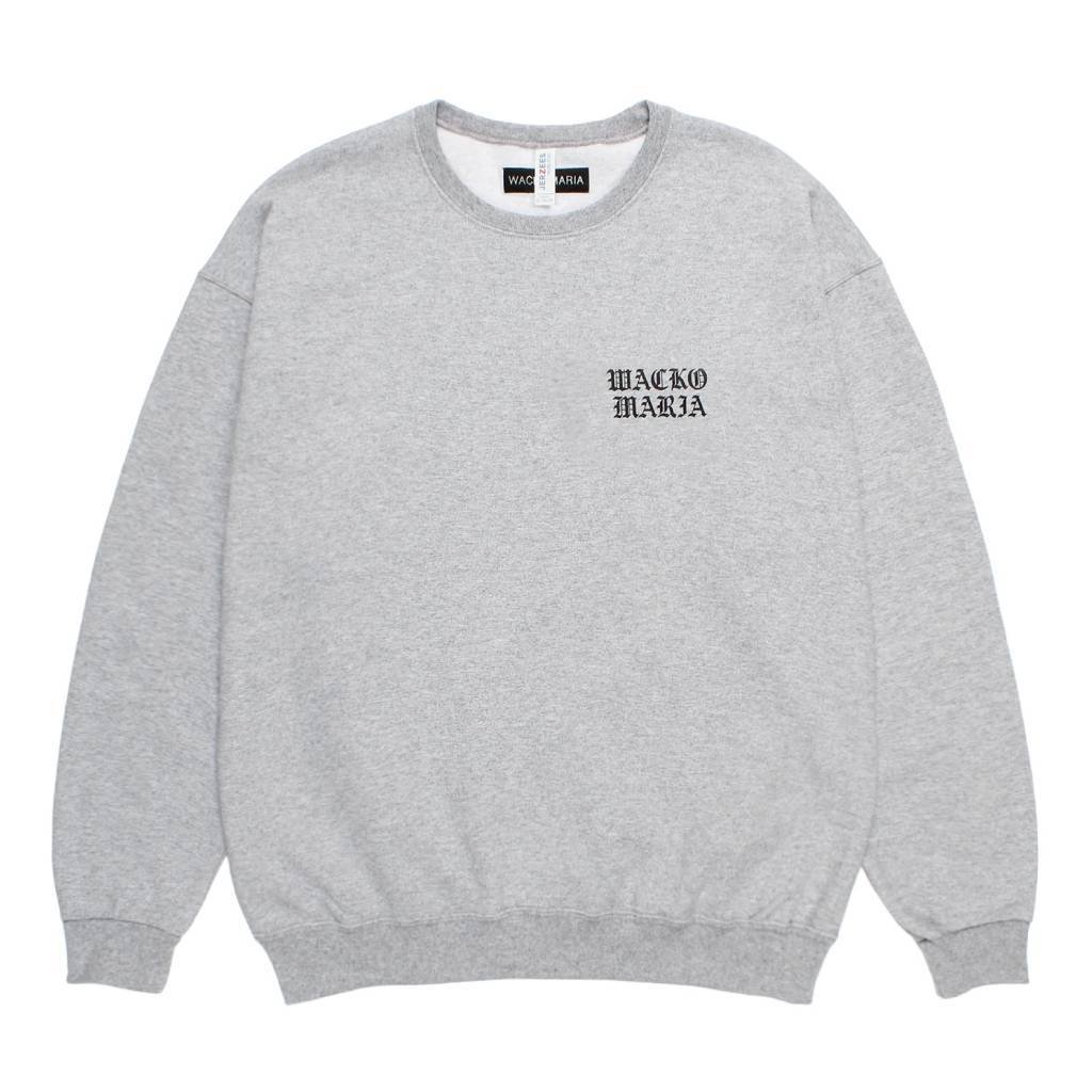HEAVY WEIGHT CREW NECK SWEAT SHIRT #GRAY [25FW-WMC-SS05]_WACKO
