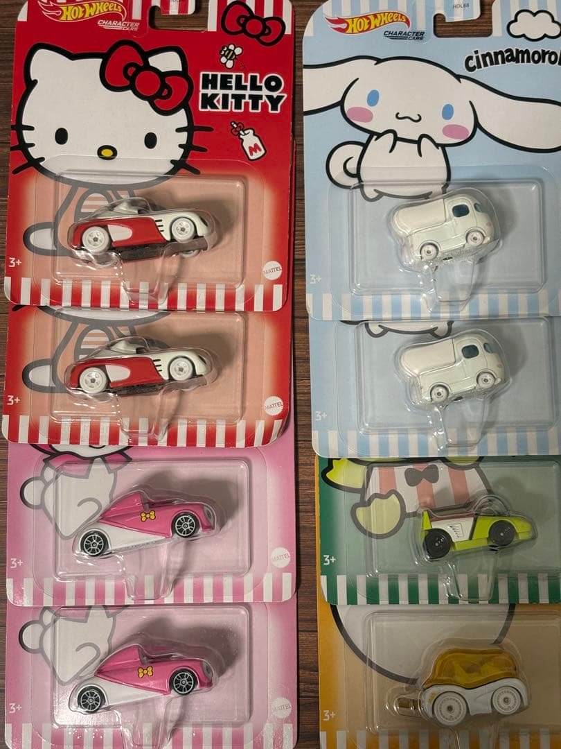 【新品】Hot Wheels サンリオ キャラクターカー 8個まとめセット限定品 ホットウィール ジャパニーズキャラクターカーアソート - サンリオ (8