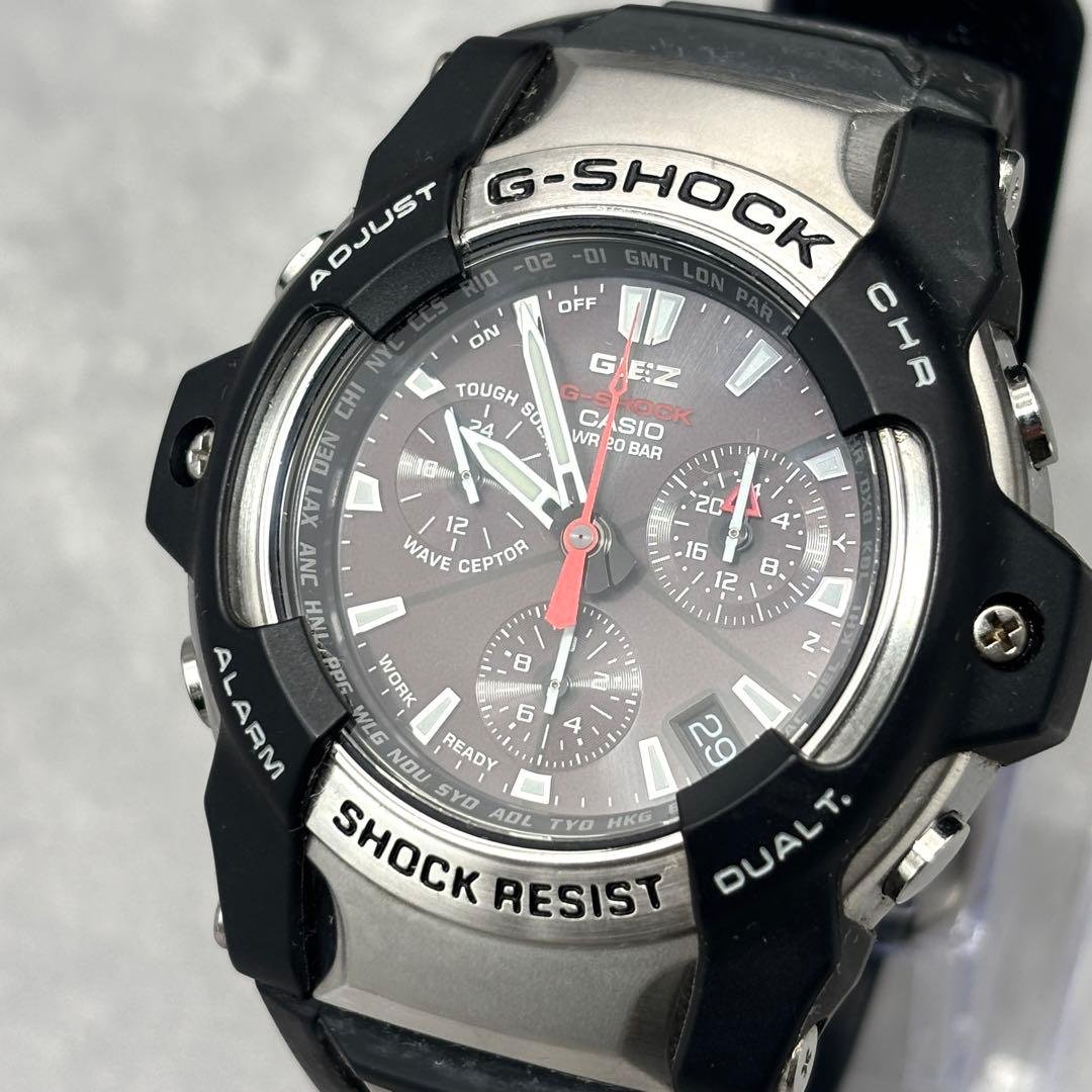 【稼働】カシオ　G-SHOCK 電波時計　タフソーラー　腕時計　GS-1000J 楽天市場】CASIOタフソーラー電波 電波 ソーラー アナログ Gショック