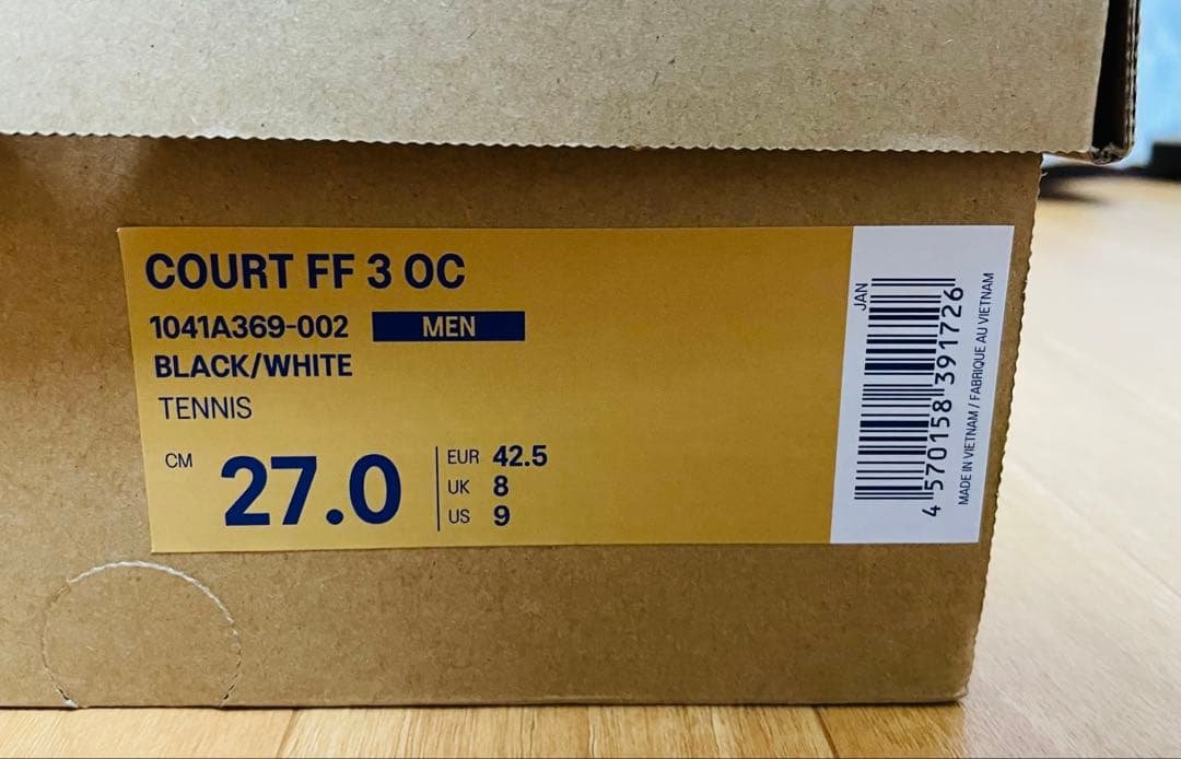 asics COURT FF 3 OC(オムニ・クレー) 27.0cm