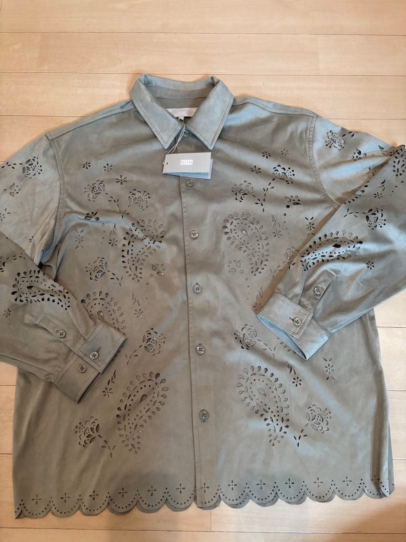 KITH メンズシャツ Kith Flannel Marquis Zip Up Shirt - Kindling