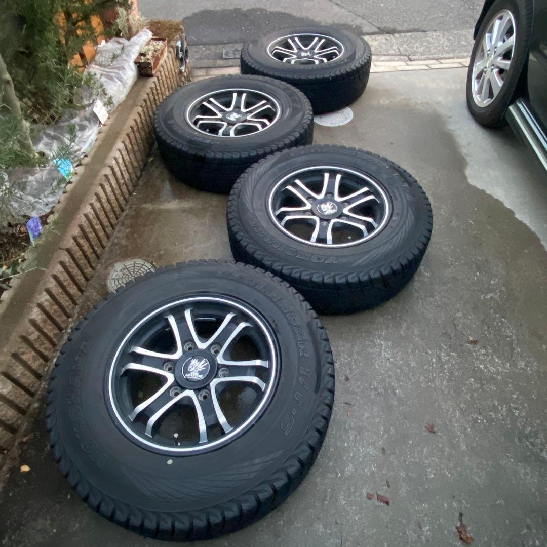 みにまむ　ハイエース　WEDS 15インチホイールセット、スタッドレス WEDS（ウェッズ） 15インチスチールホイール200系ハイエース2/4WD用