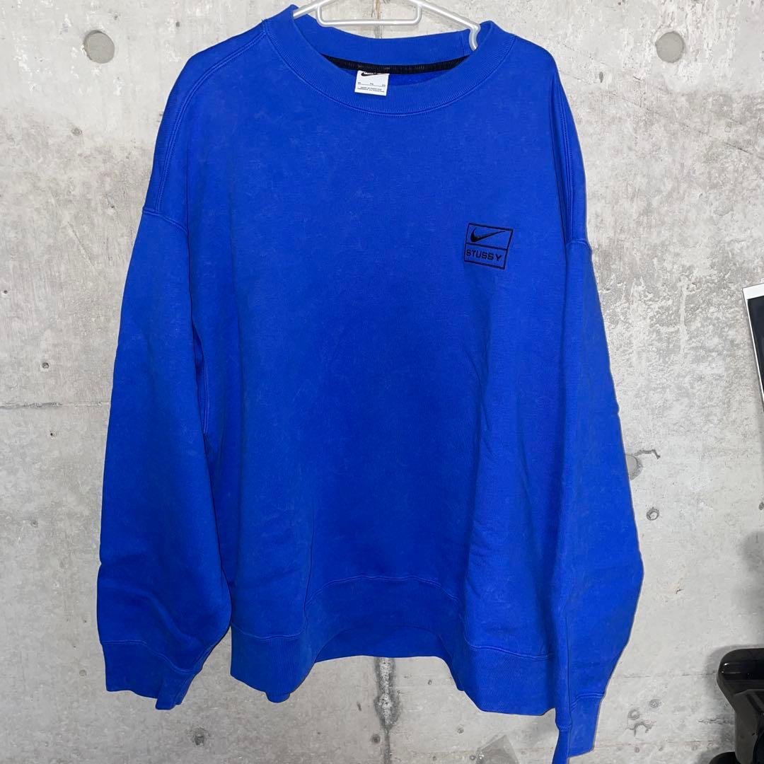 ★*★様 Stussy x Nike Acid Wash Crew \"Blue\"