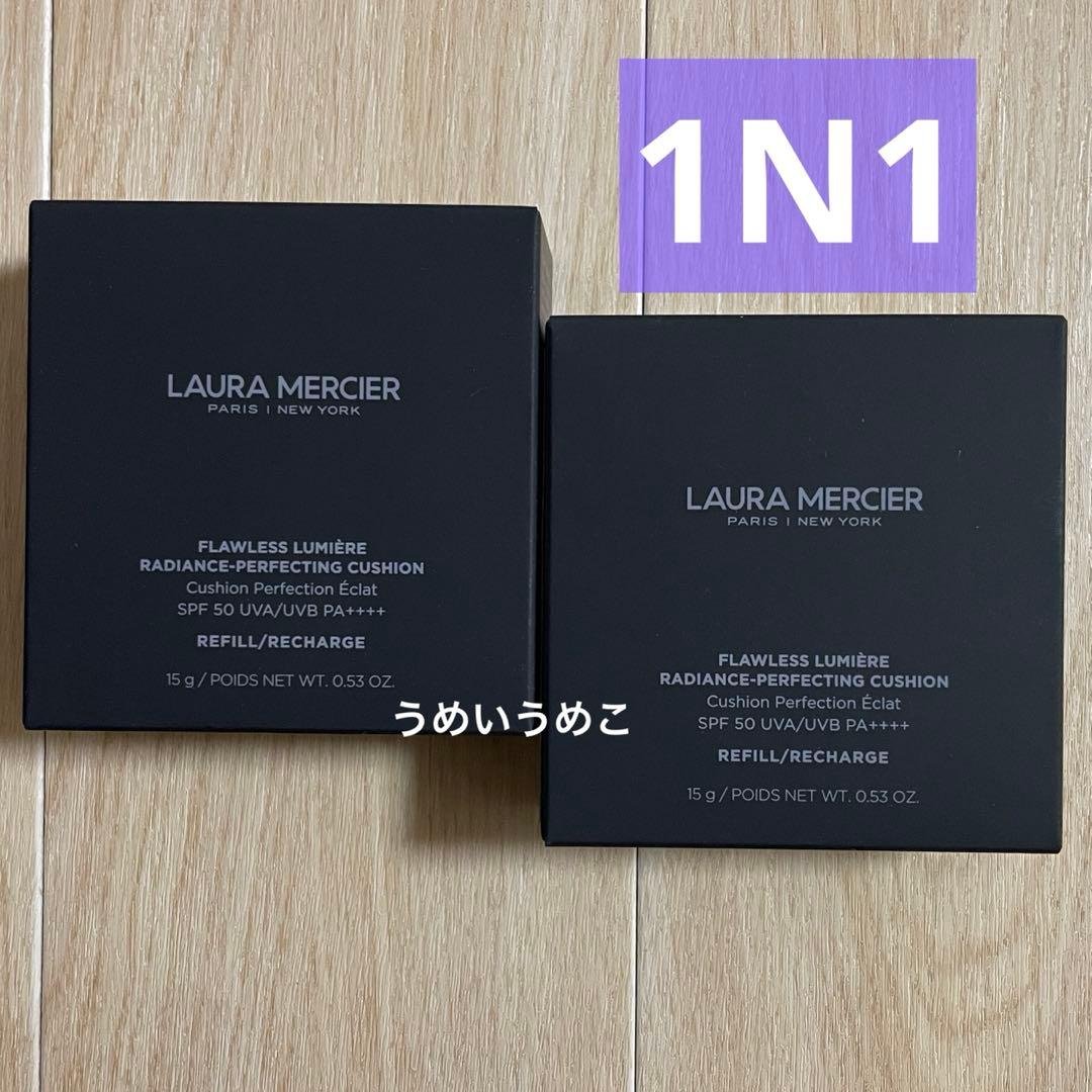 ローラメルシエ　フローレスルミエール　クッションファンデ　レフィル　1N1 2個 ローラ メルシエ / フローレス ルミエール ラディアンス パーフェク